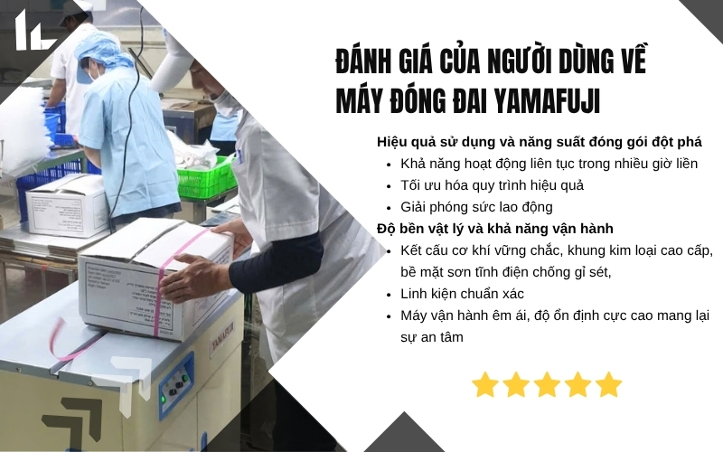 Đánh giá của người dùng về máy đóng đai Yamafuji 